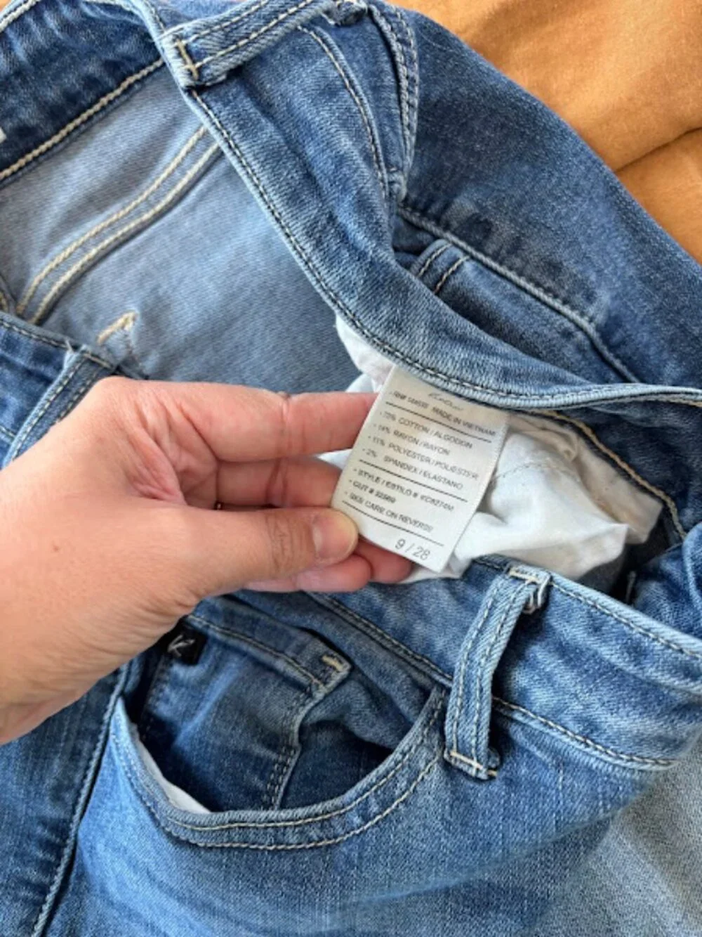 kancan distressed skinny jeans with raw hem